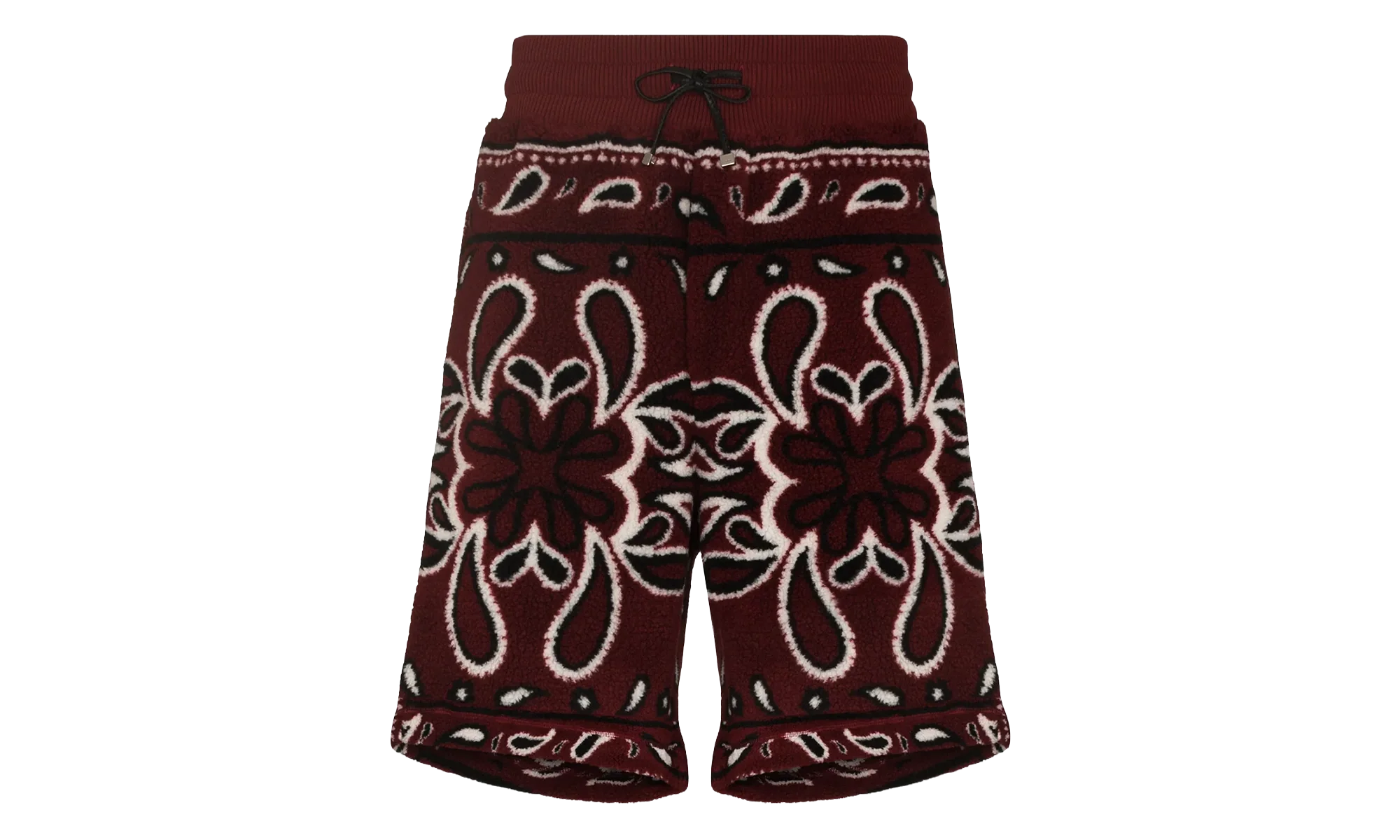 Bandana Fleece Shorts "Red" MKSS01643