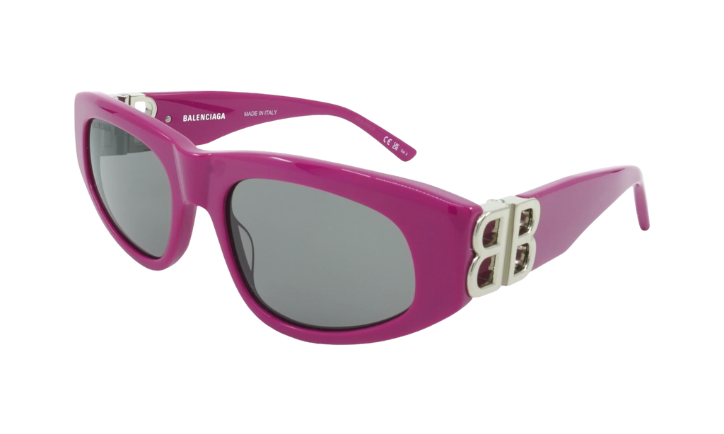 Square Frame Sunglasses WMNS "Fuchsia / Silver" BB0096S 016
