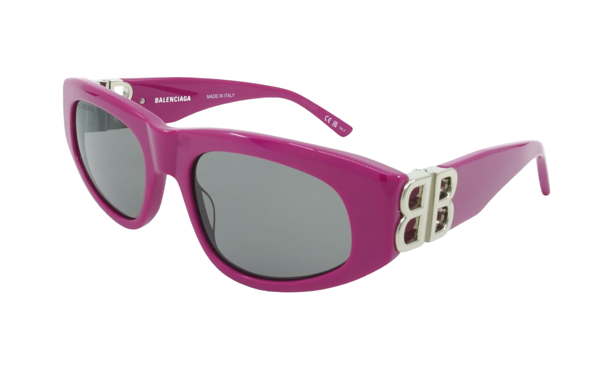 Square Frame Sunglasses WMNS "Fuchsia / Silver" BB0096S 016