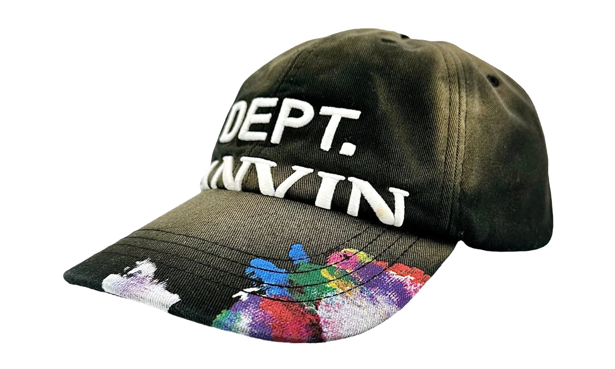 Paint Splatter Strapback Hat "Lanvin - Black" GDXLPSSHB