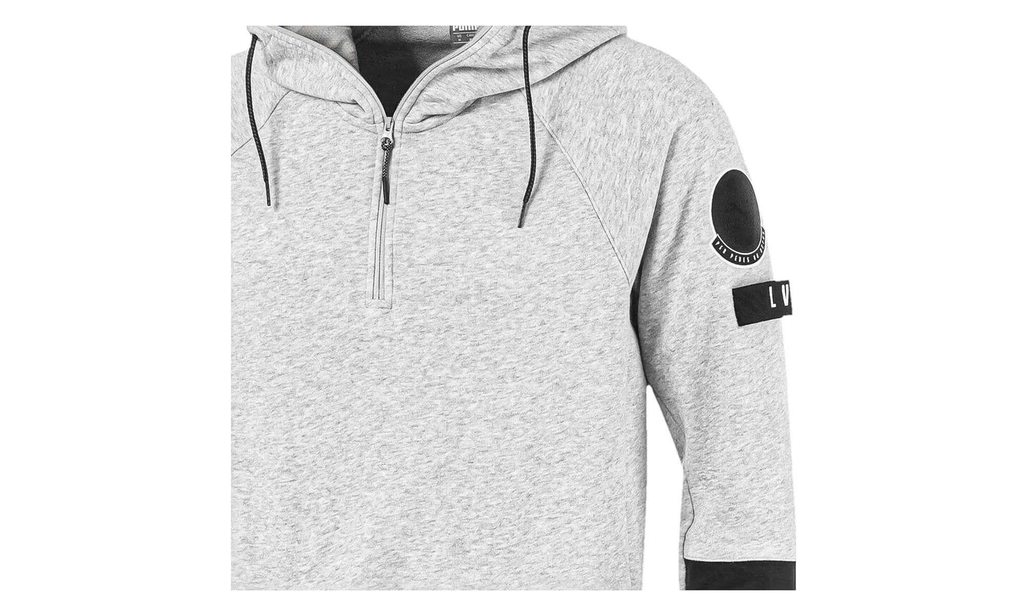 FtblNXT Casuals Hoodie "Light Grey Heather / Charcoal Grey" 656125 02