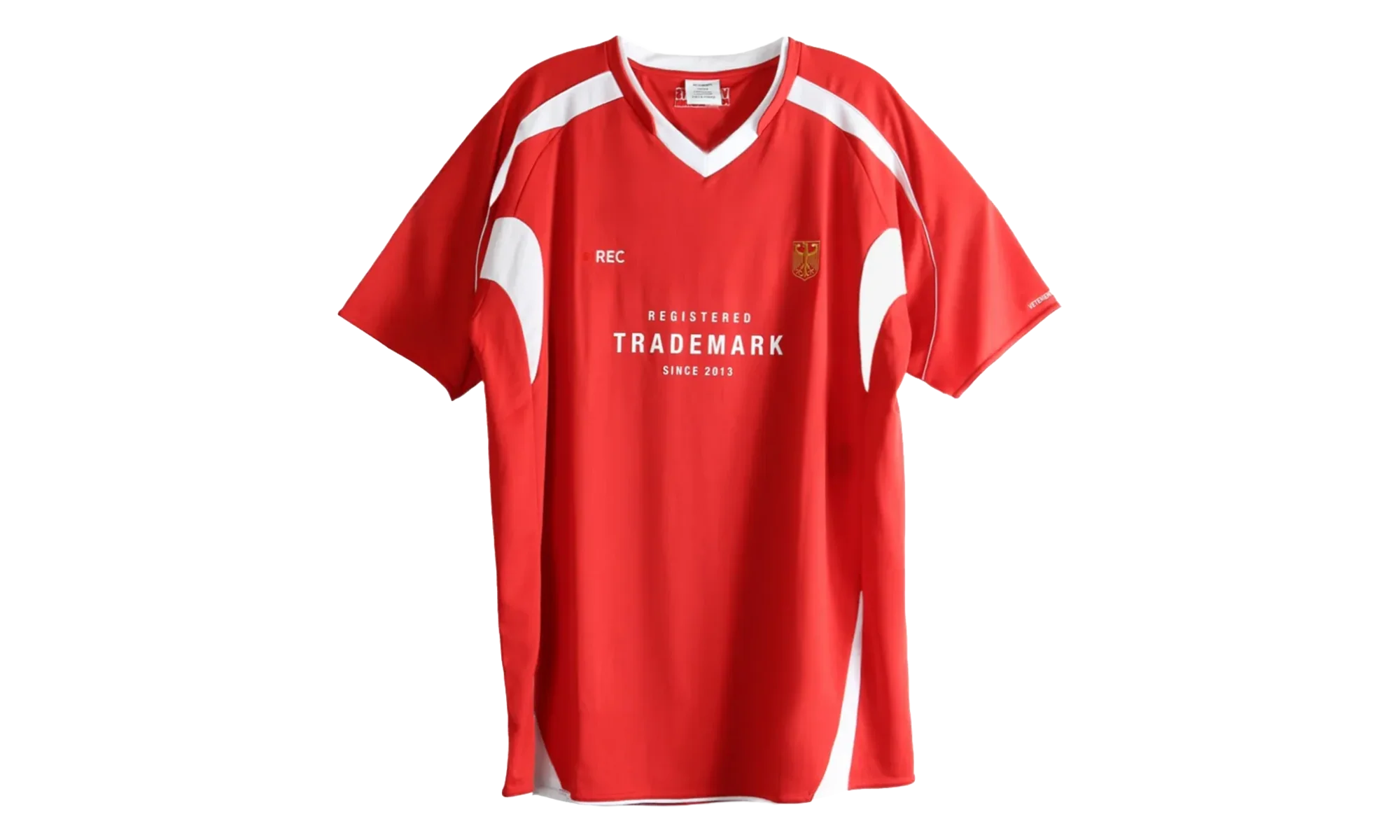 Trademark Football Jersey T-Shirt "Red" UH76TR500R RED
