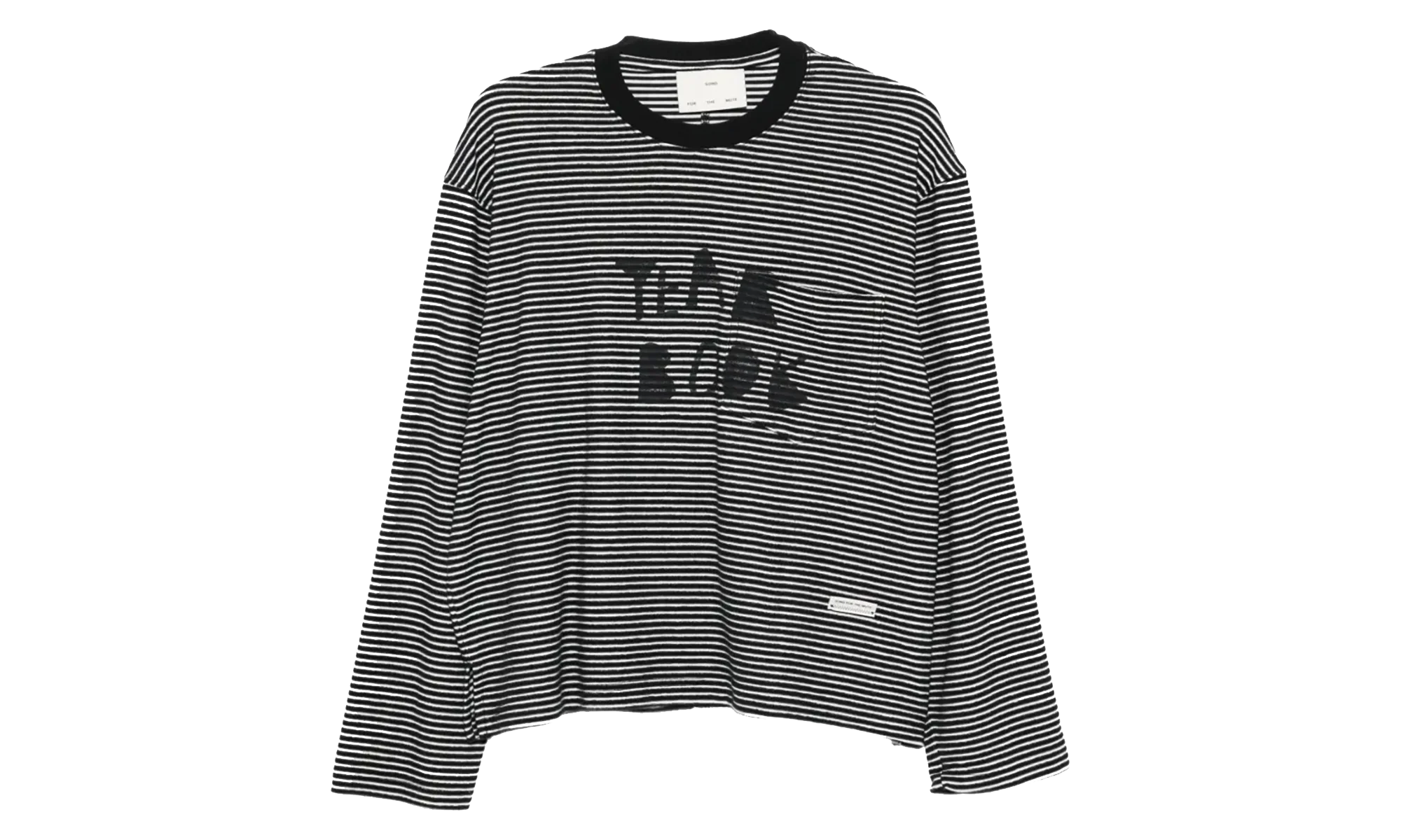 Yearbook Crew Neck Pullover "PJ Stripe Jersey - Black" 261 MJP021P3 PJSTBLK