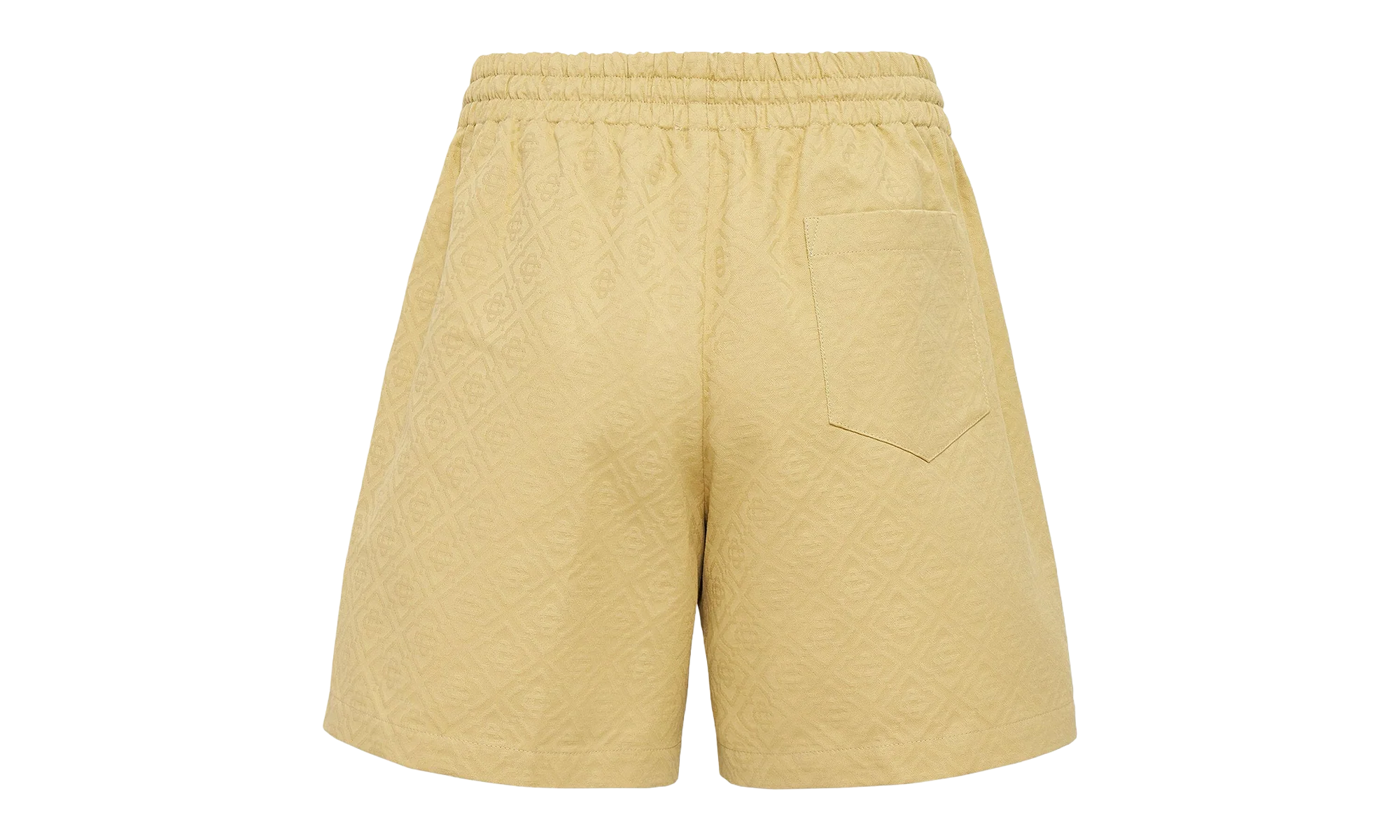 Drawstring Monogram Shorts "Yellow" MPF25 TR 287 01