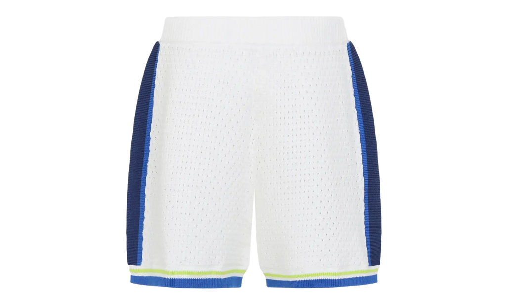 Crochet Shorts "White / Blue" MSS26KW131101