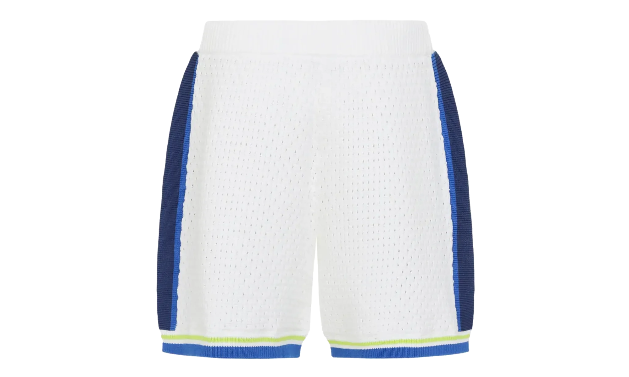 Crochet Shorts "White / Blue" MSS26KW131101