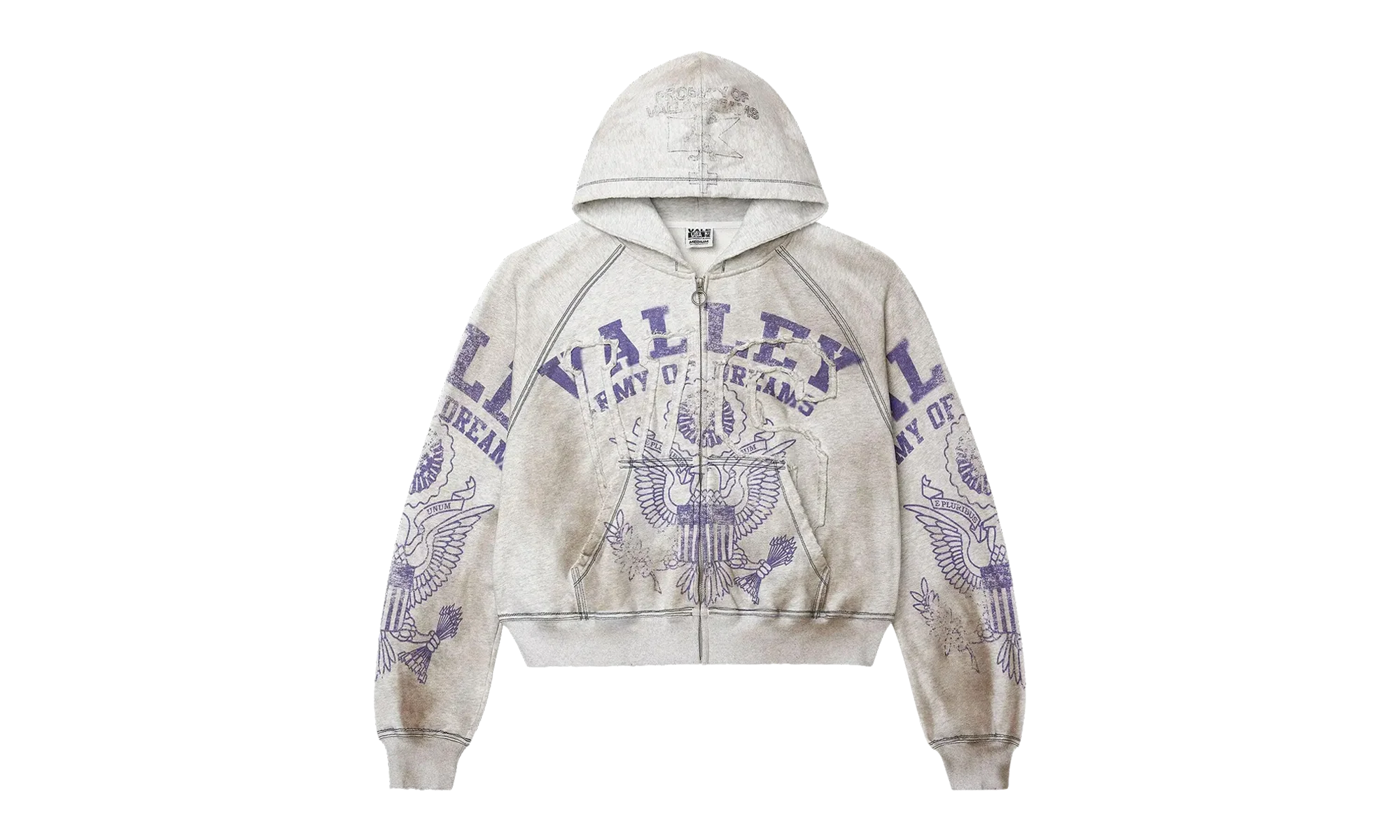 Army Zip Up "Dirt/Grey" HW227WTI