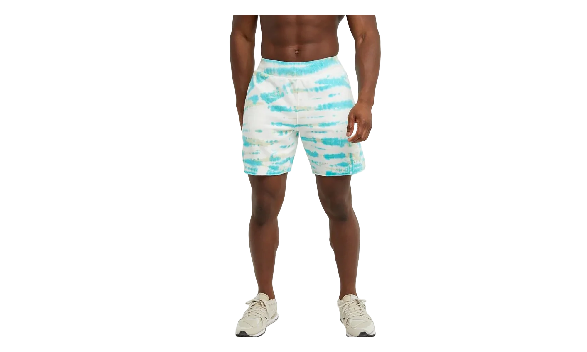 Lightweight Fleece Shorts "Wave Dye Portal Teal" 83140 586529AJGJ