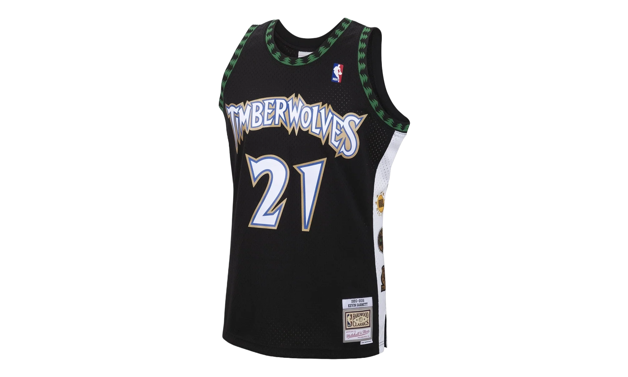 NBA Kevin Garnett Swingman Jersey "1995 Minnesota Timberwolves - Black" SMJYCP20029 MTIBLCK95KGA