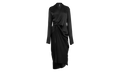 Charmeuse Wrap Dress WMNS "Black" RP02E4560 SCH 09