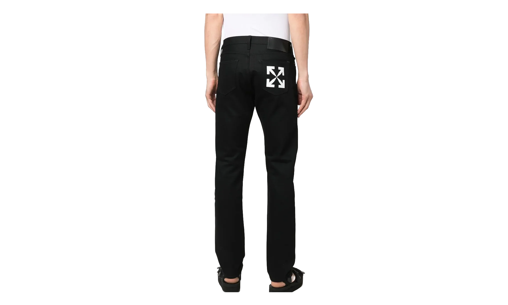 Single Arrow Slim Jeans "Black" OMYA102C99DEN0051001