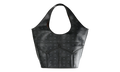Extra Large Leni Shopper in Visetos "Black" MWPEATA02BK001