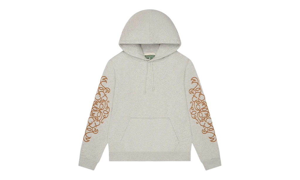 Western Embroidered Hoodie "Grey" DT458