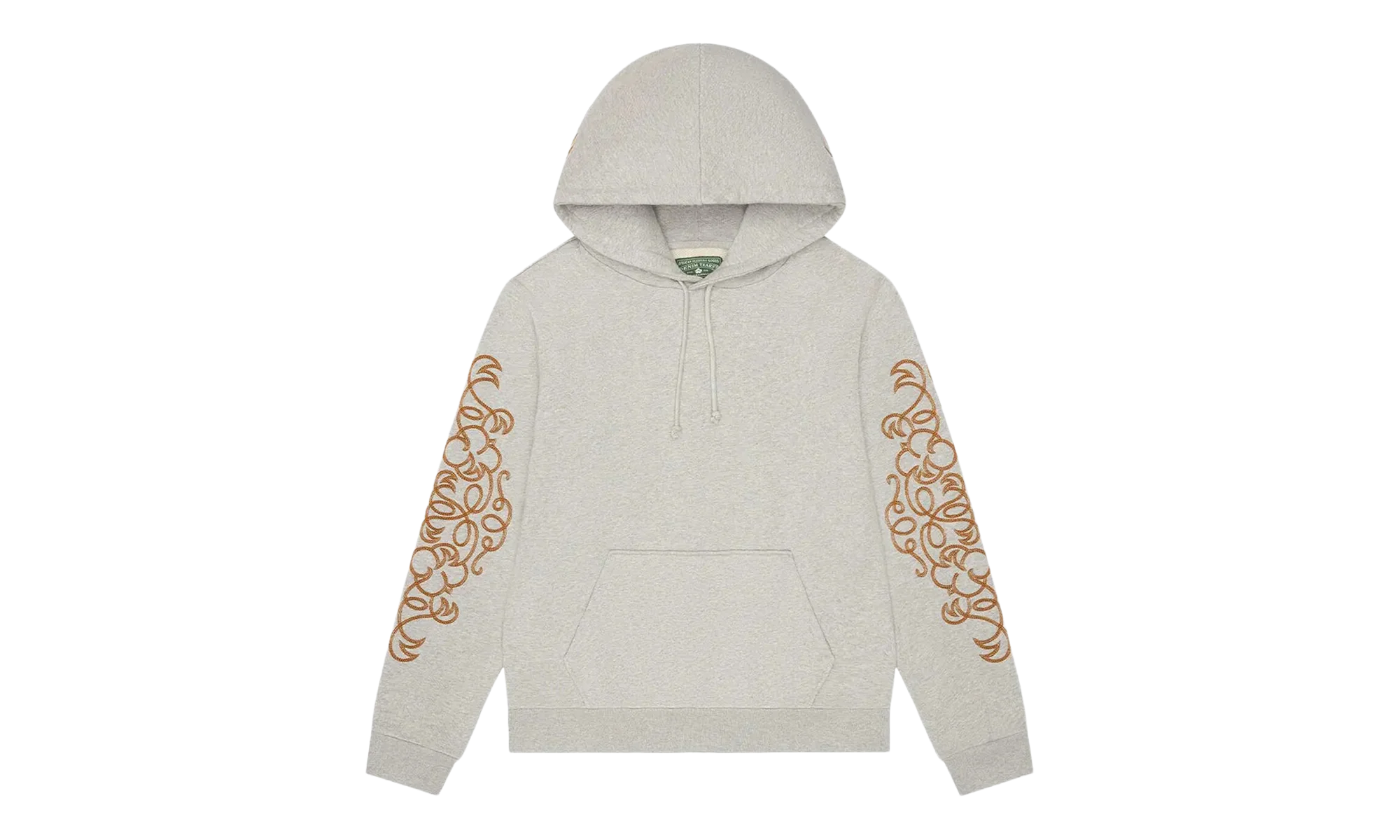 Western Embroidered Hoodie "Grey" DT458