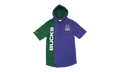 NBA Short Sleeve Split Hoodie "Milwaukee Bucks - Purple / Green" HDSSAJ19008 MBUPRGN