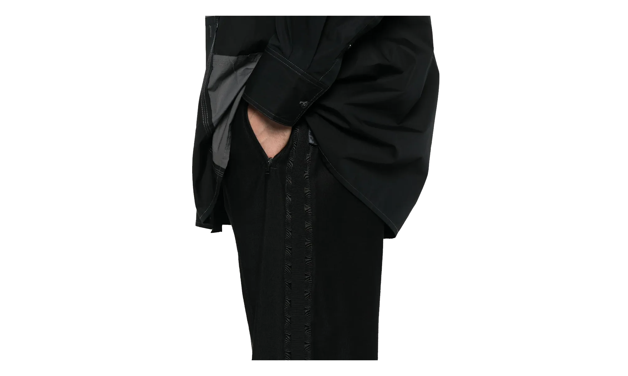 Our Legacy Track Pants With Side Band Black "Black" M4246TBC