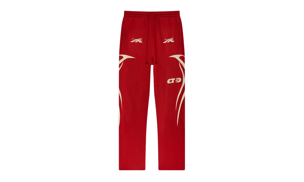 Sports Double Hit Logo Sweatpants "Red" HSR139