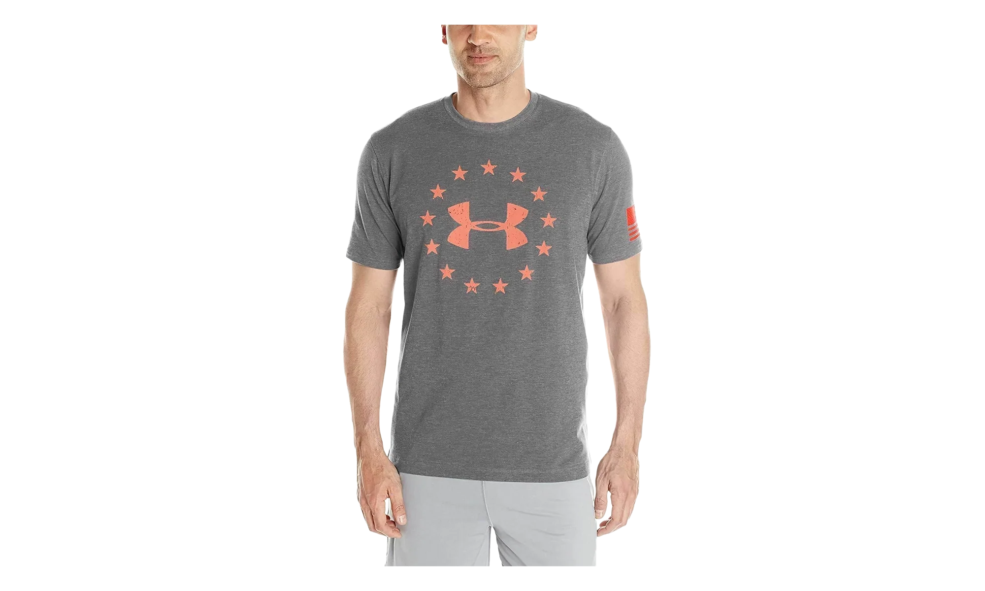 Freedom T-Shirt "Carbon Heather / Red" 1268759 092