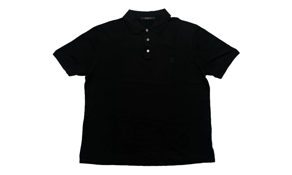Classic Pique Short Sleeve Polo Tee "Black" 1A04YR