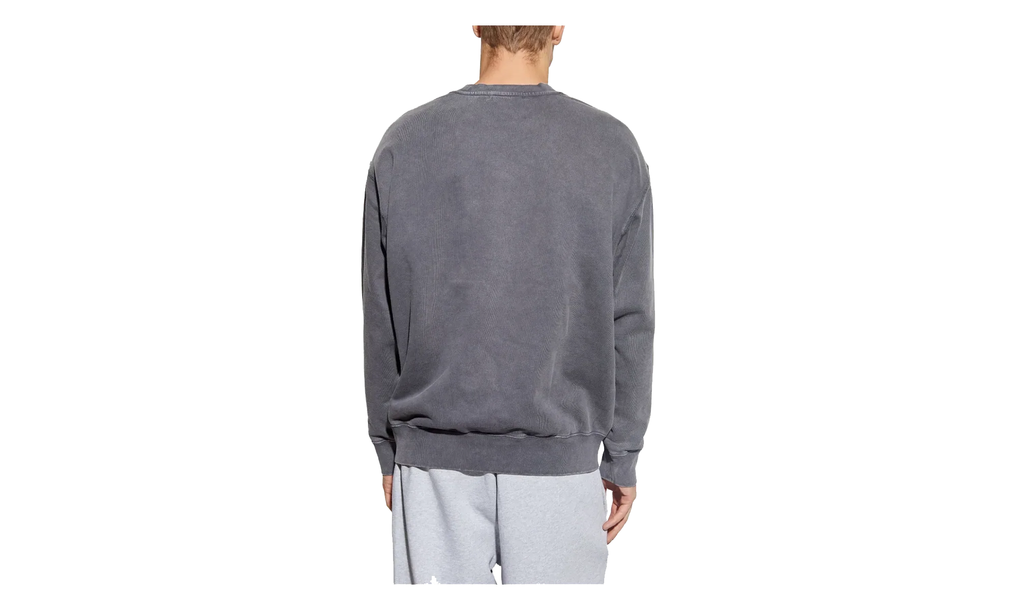 Garment Dye College Relaxed Fit Crewneck Sweatshirt "Charcoal" 1L80113308 CHA