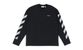 Pixel Diagonal Skate L/s Tee "Black / White" OFW MTPS 0063