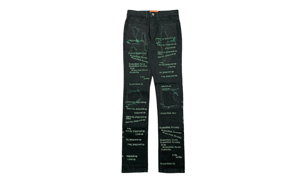 Scripture Jeans "Black/Green" WDWBMBSJBG