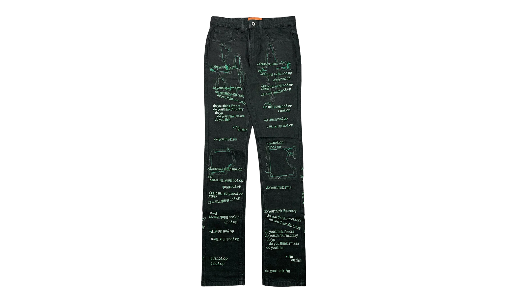 Scripture Jeans "Black/Green" WDWBMBSJBG