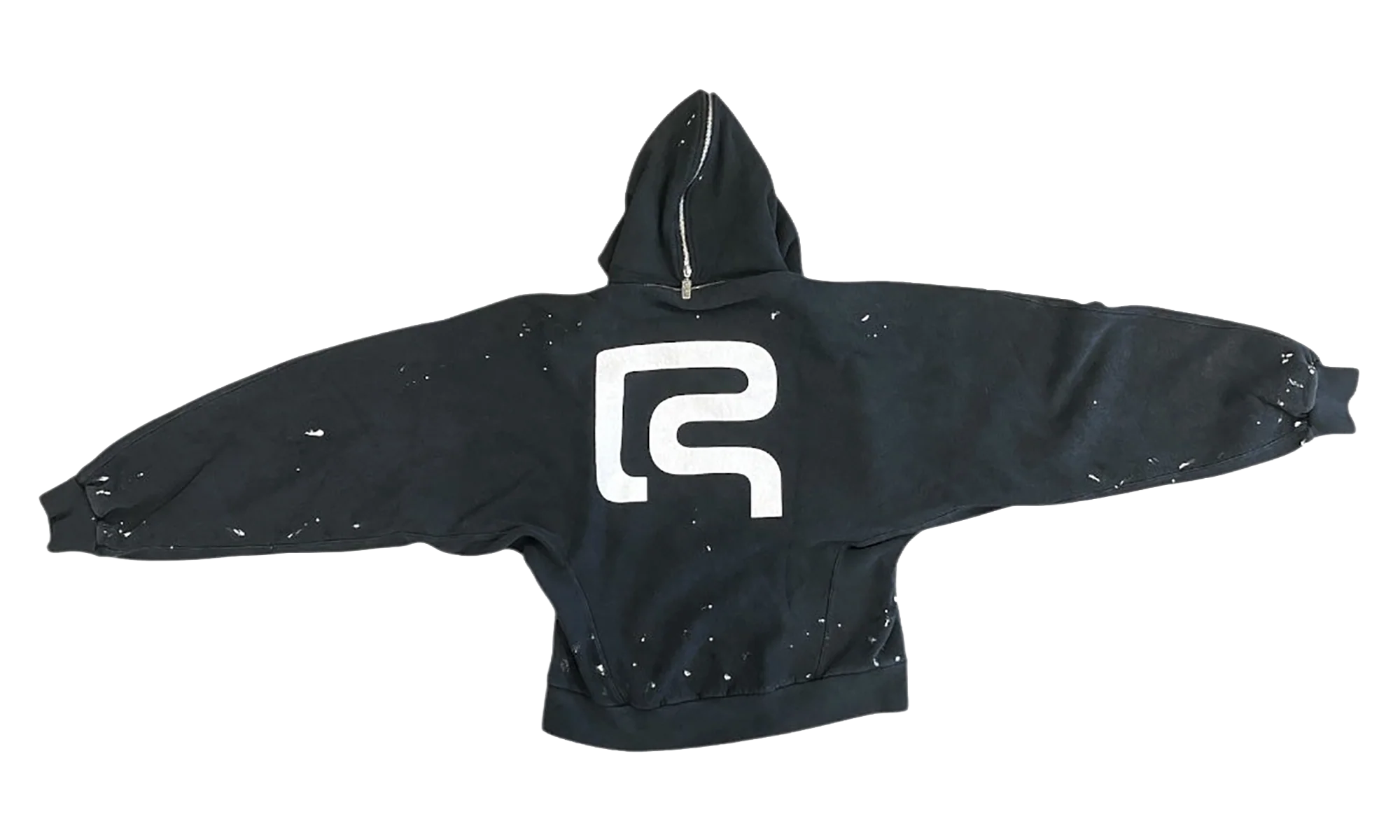 Radical Paper Rose Zip Hoodie "Mechanic Black" RDCL HD08 MECH