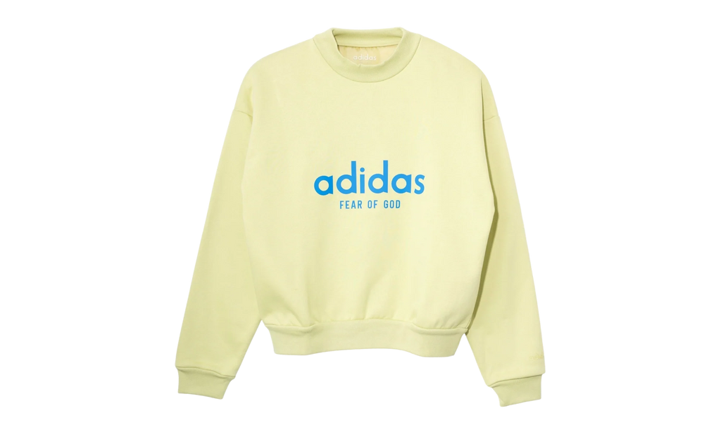 Logo Crewneck Sweatshirt "Fear Of God -Autumn Green Light Blue" HM8110