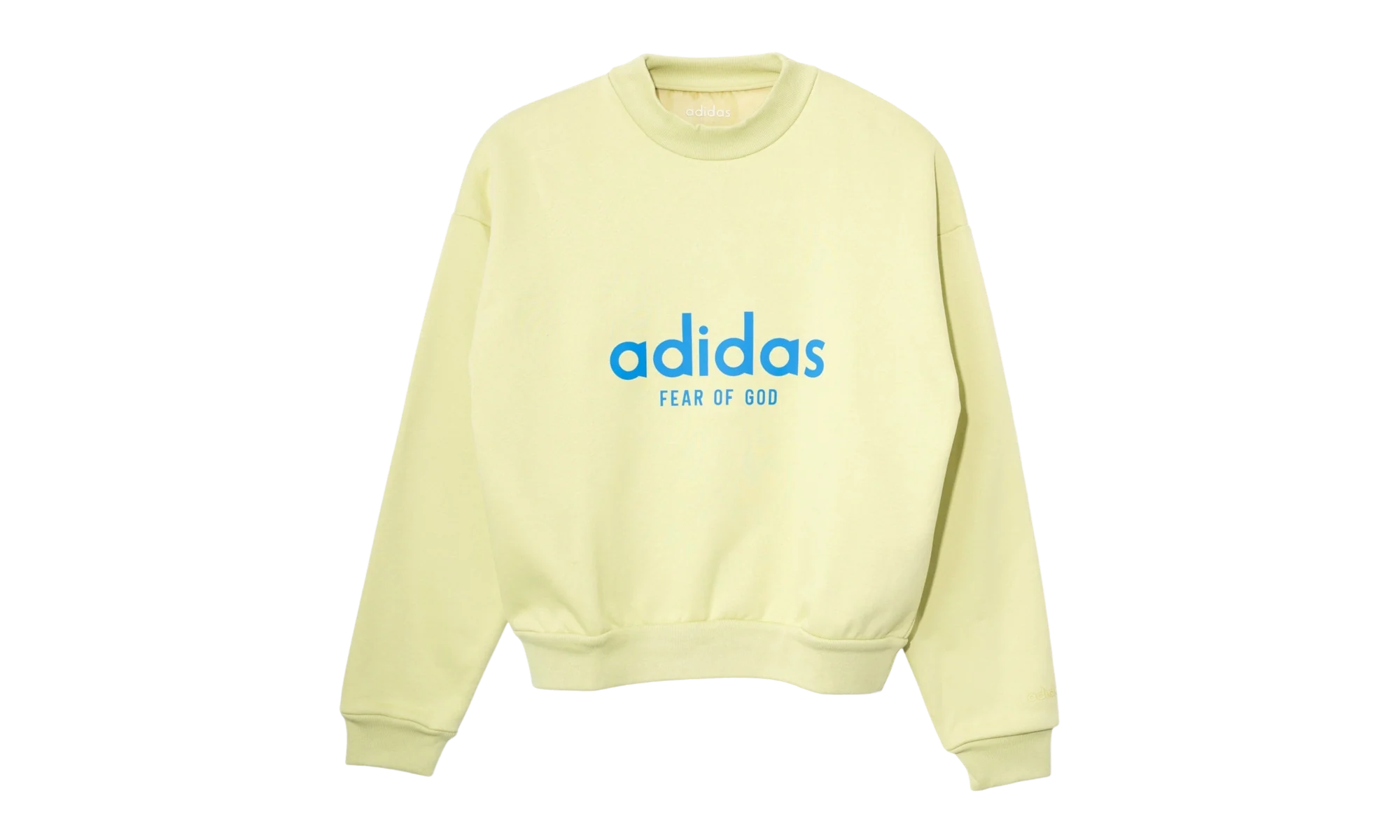 Logo Crewneck Sweatshirt "Fear Of God -Autumn Green Light Blue" HM8110