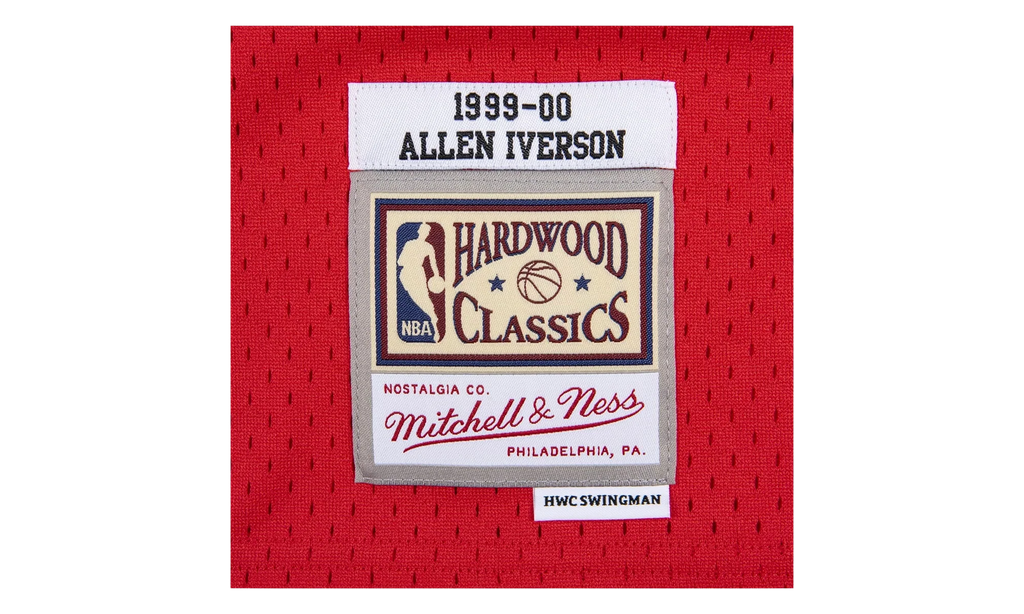 NBA Allen Iverson Reload Swingman Jersey "1999 Philadelphia 76ers - Red" SMJYCP19267 P76RED199AIV