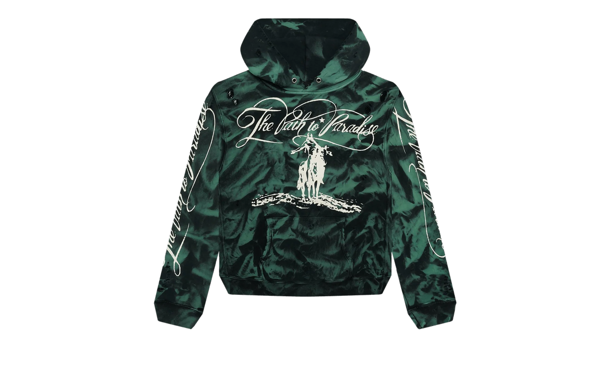 Marble Paradise Hoodie "Green" HS01HOO001 GREE