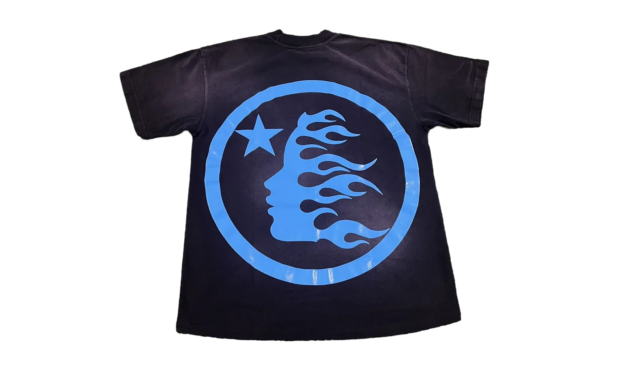 Classic Gel Print T-Shirt "Black / Blue" HSR149