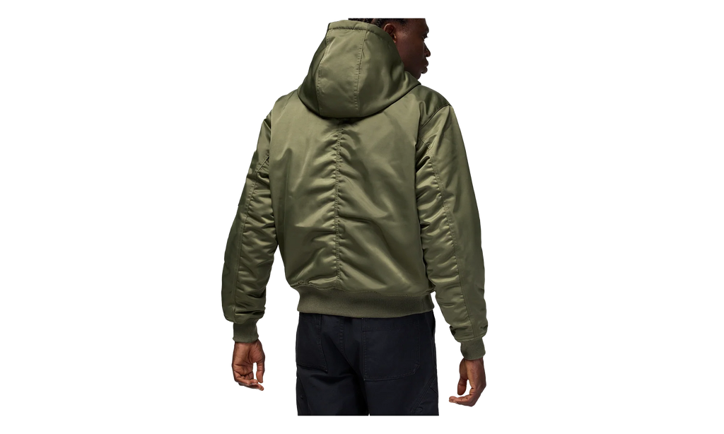 Jordan Renegade Flight Therma-FIT Hooded Jacket "Medium Olive / Starfish / Black" HV0540 222