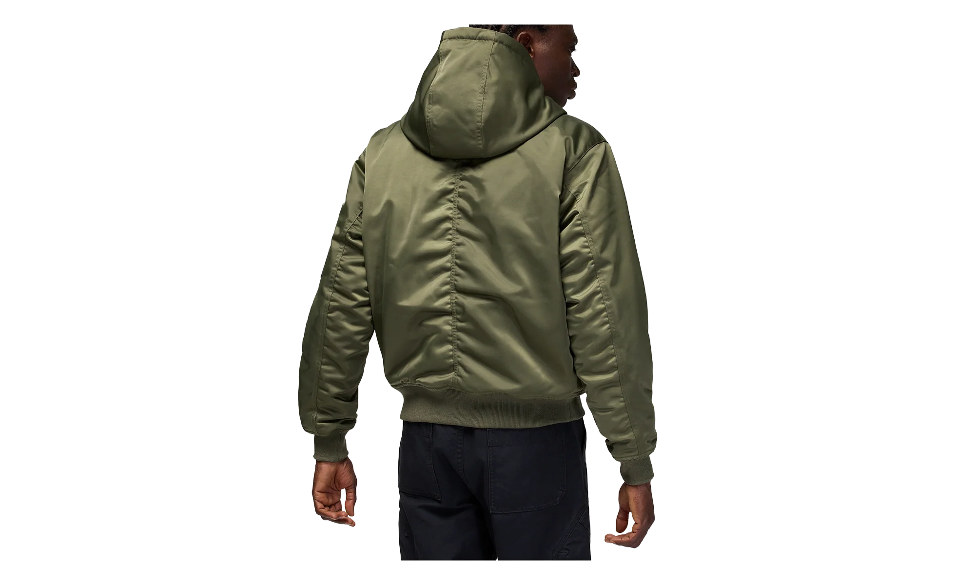 Jordan Renegade Flight Therma-FIT Hooded Jacket "Medium Olive / Starfish / Black" HV0540 222