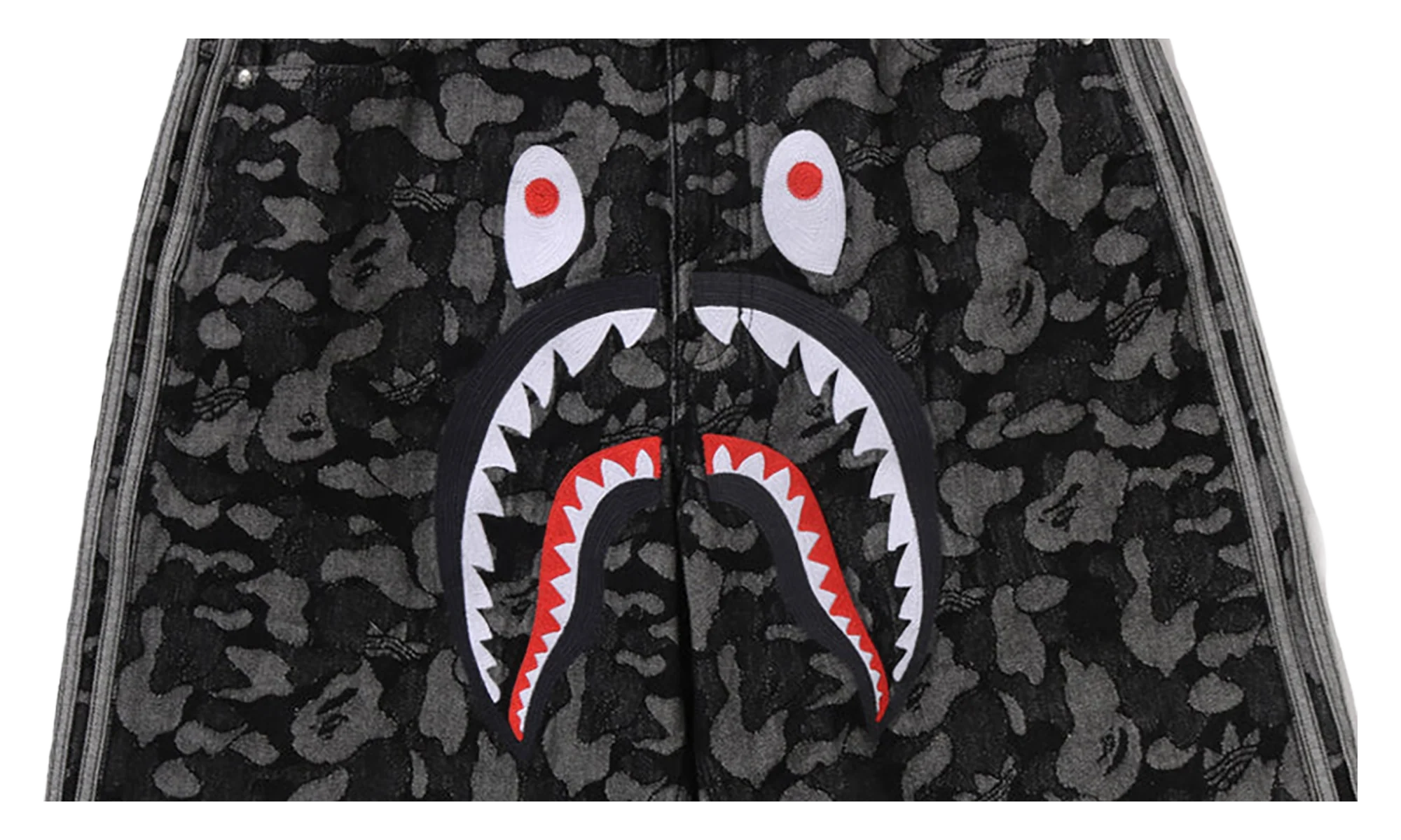 Shark Denim Jorts "Bape - Black" KF4917