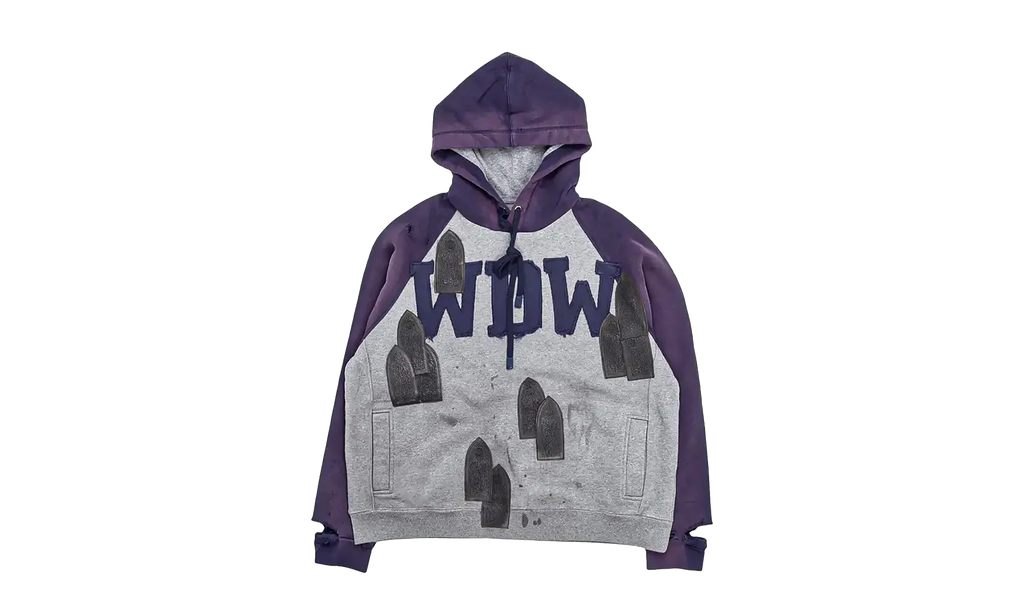 Faded WDW Pullover Hoodie "Vintage Grey" 1110090021FW24