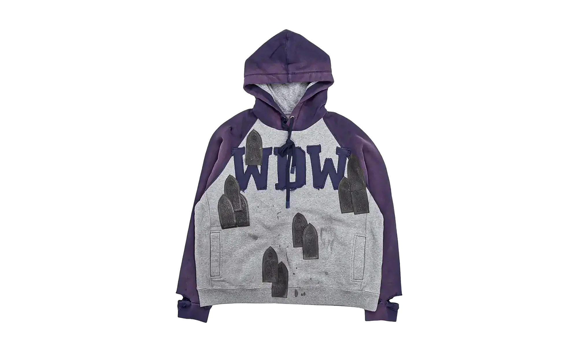 Faded WDW Pullover Hoodie "Vintage Grey" 1110090021FW24