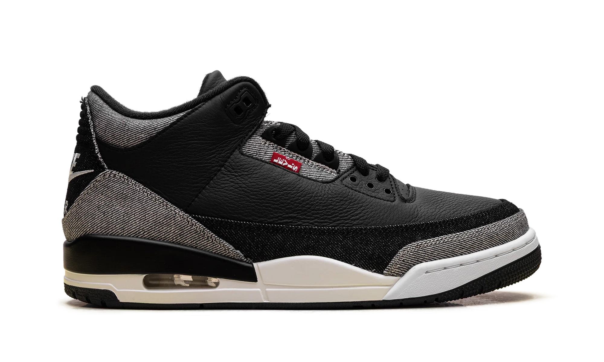 Air Jordan 3 "Levi's - Black Denim" IR0914 400