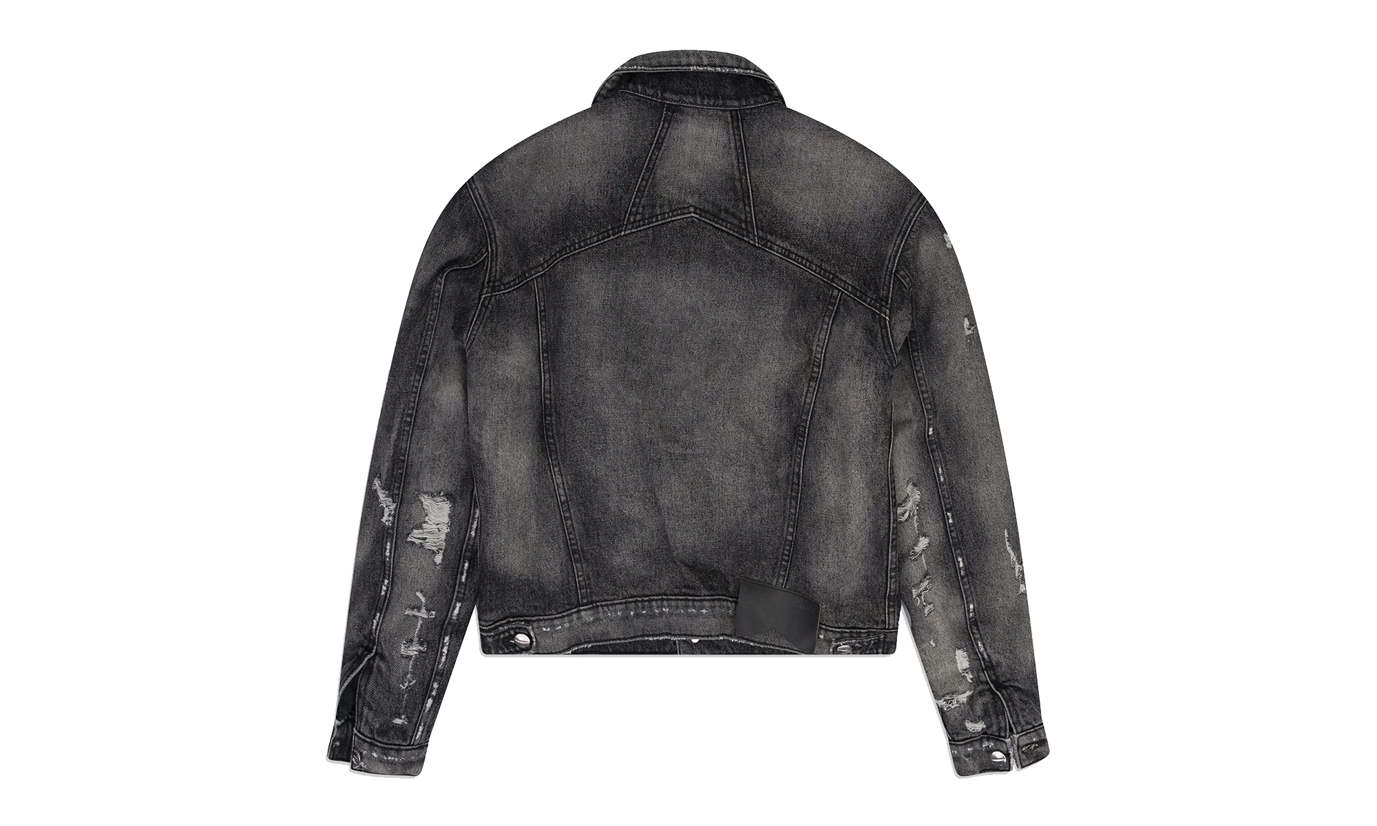Ripped Denim Jacket "Grey" RHDMOTW0066 GRY