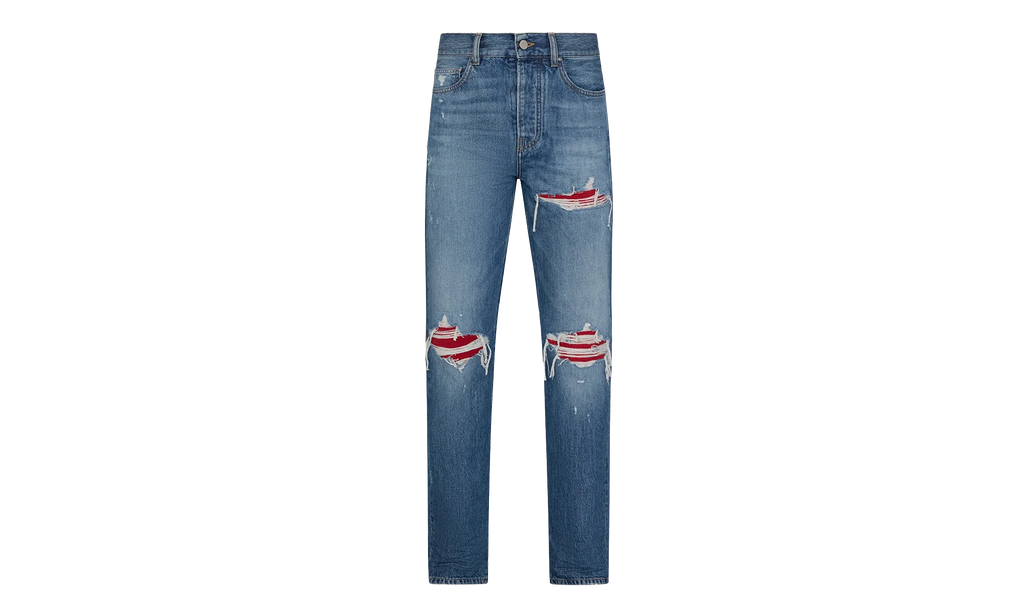 Suede Straight Mx1 Jean "Medium Indigo" AMDNGH1112 MEDI