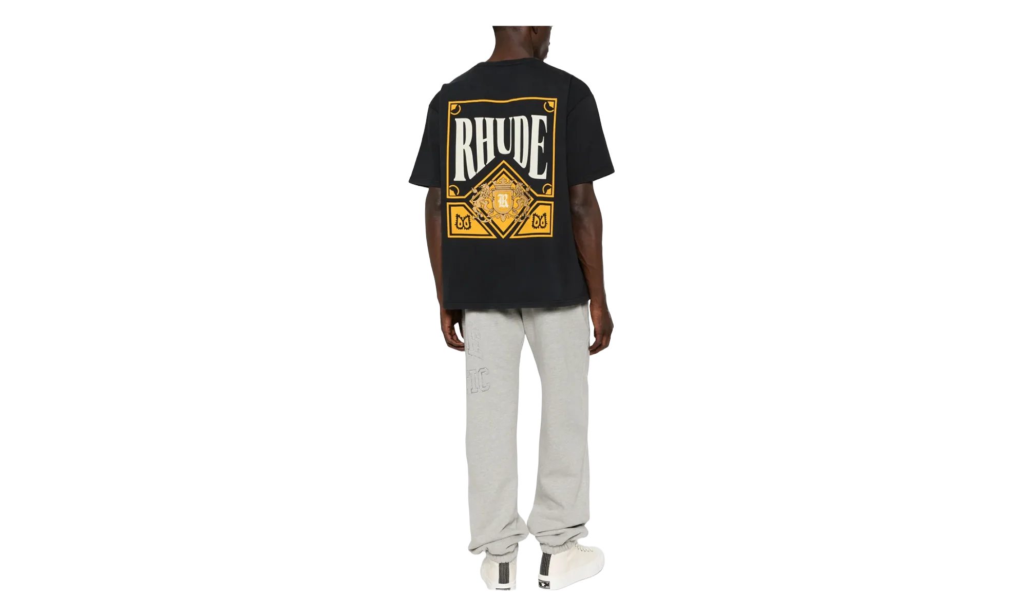 Playing Card T-Shirt "Vintage Black / Yellow" RHSS26TT02012 BLK