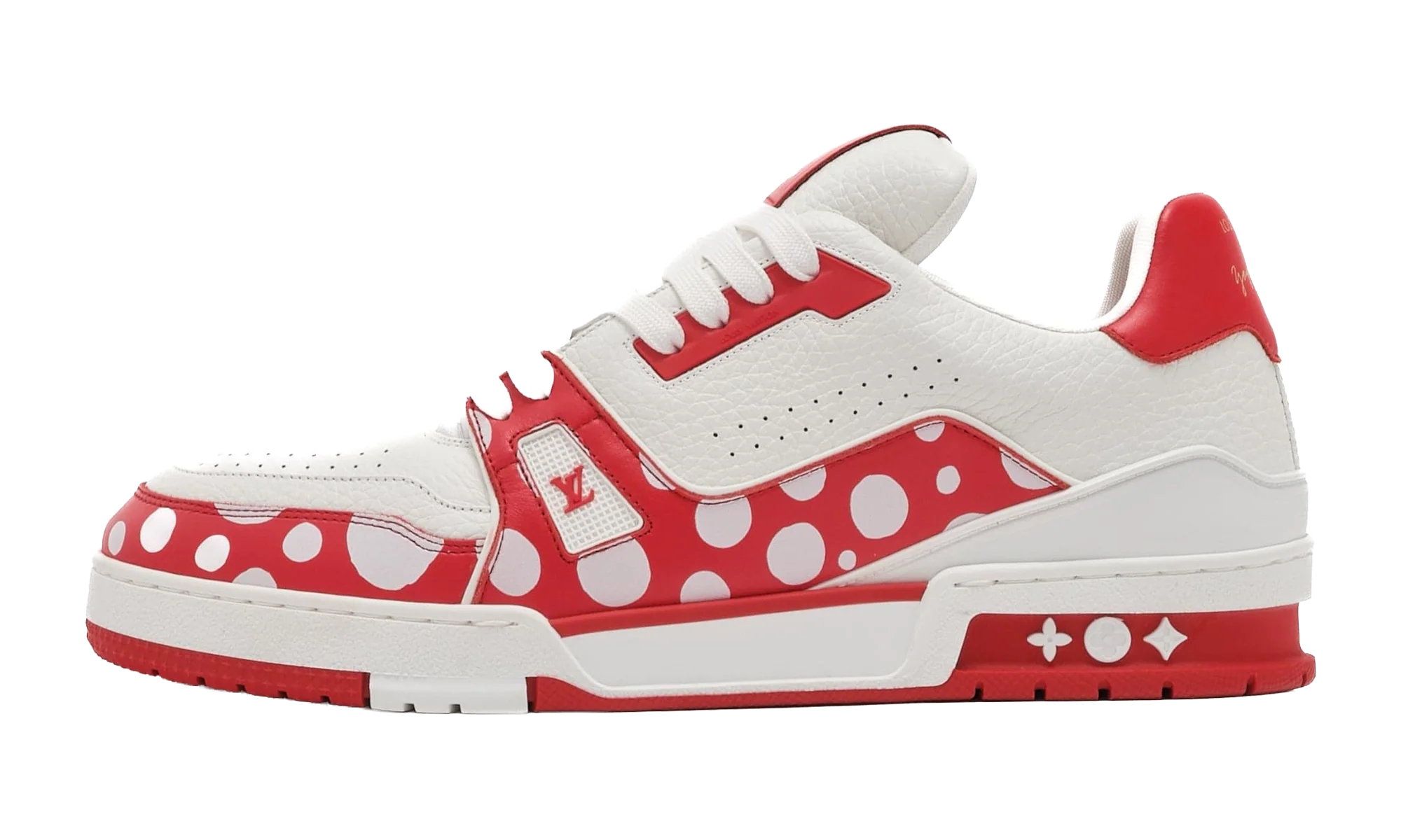 LV Trainer Low "Yayoi Kusama - White Red" 1AB8J7
