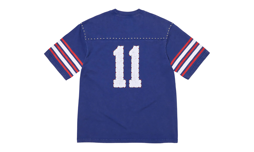 Studded S/S Football Top "SS26 - blue" SU27033