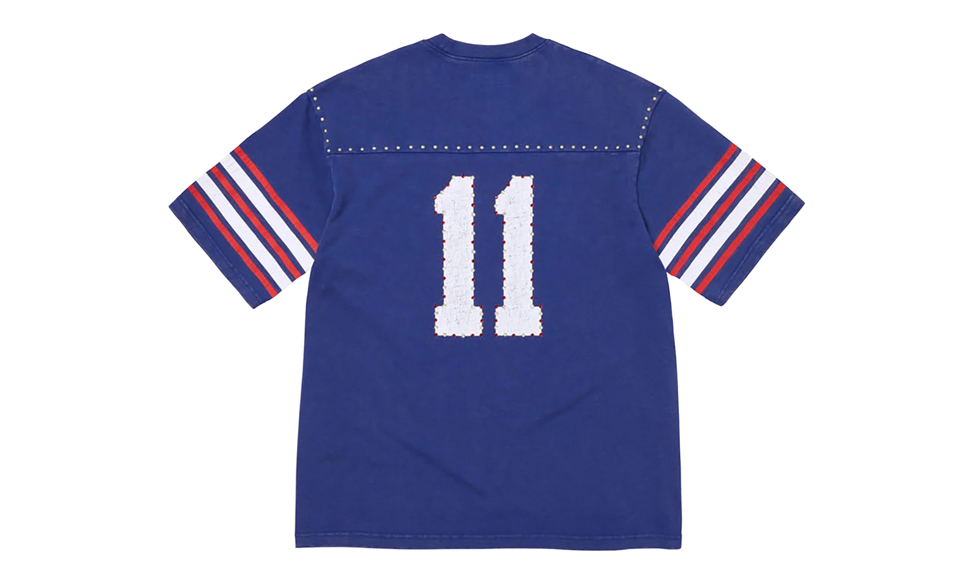 Studded S/S Football Top "SS26 - blue" SU27033