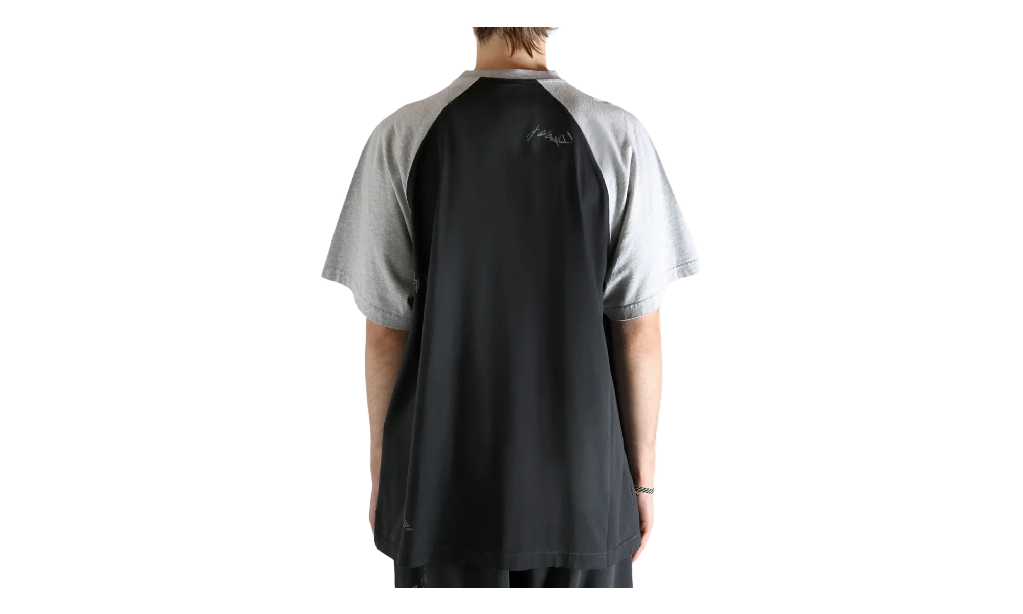 Raglan Oversized T-Shirt "Faded Washed Black" 850419 TTVE2 1041