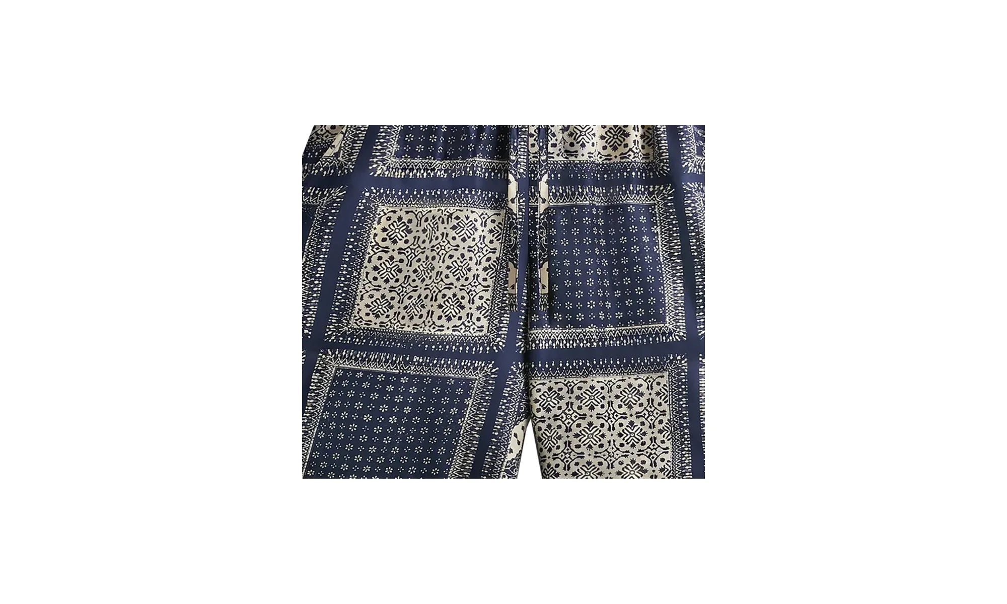 Silk Twill Lewis Shorts "Navy" KHM060592 438