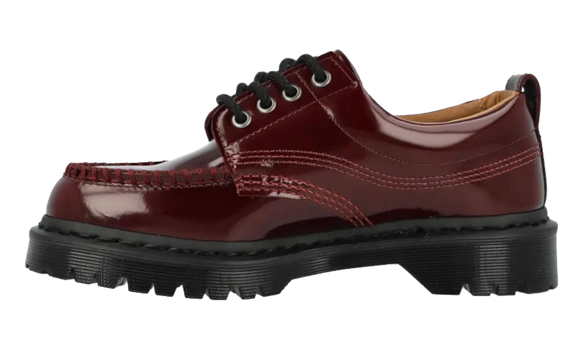 Lowell Lacquered Leather Moc Toe "Cherry Red" 42436600