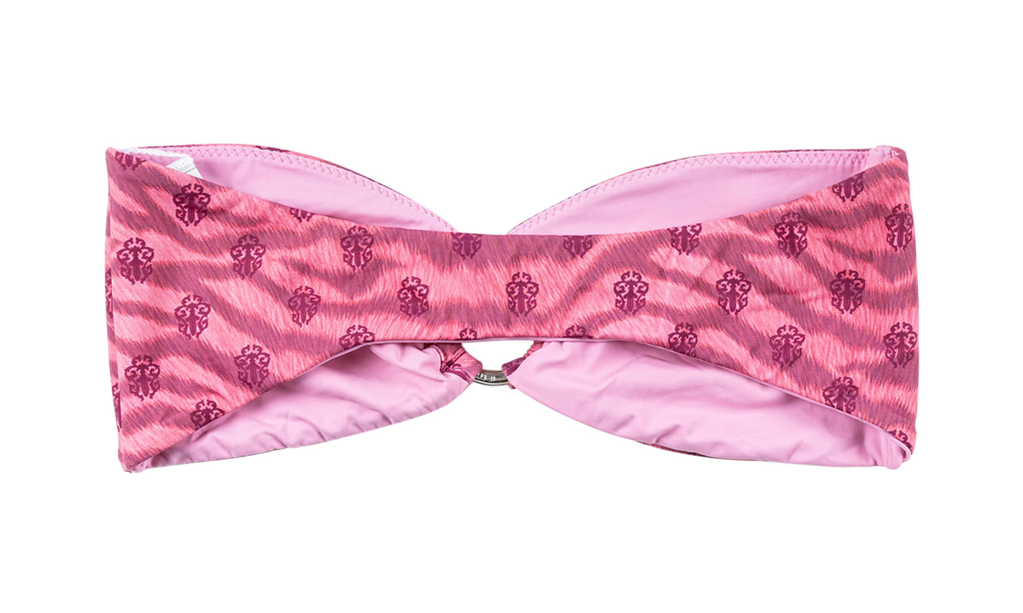 X dipped in blue bikini top "Pink" CHRM1080