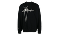 Rick Owens x Champion Pentagram Logo Crewneck "Black" CM02C9225 CHFE09